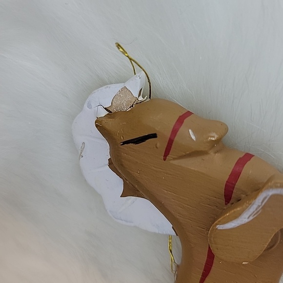 Vintage wooden horse ornament - Picture 3 of 4